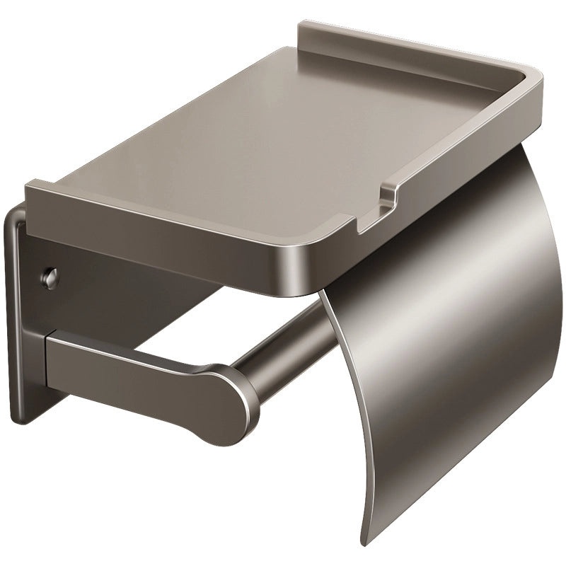 Wall-mounted Waterproof Toilet Paper Holder Punch-free Bathroom Tissue Box Organizer|Bathroom Accessories