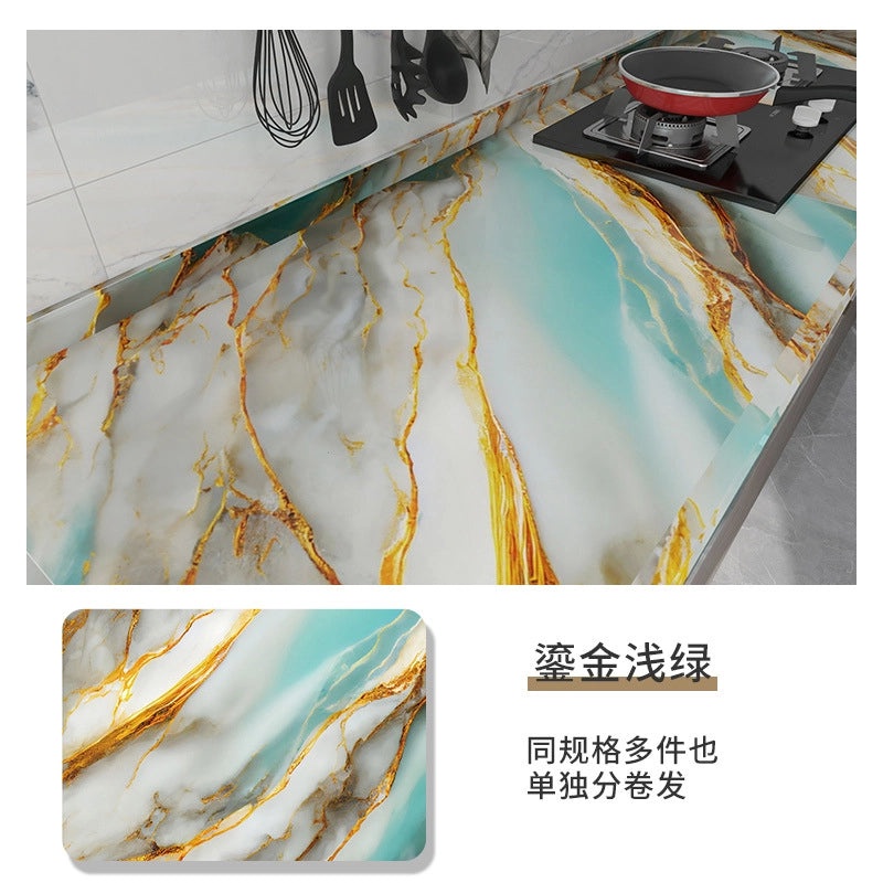 Waterproof Oil-Proof Kitchen Wall Stickers High Temperature Resistant Self-Adhesive Decorative Wallpaper|Home Decor Wall Stickers
