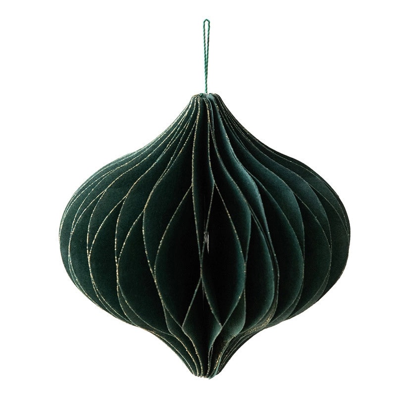 Nuoqi Nordic Origami Honeycomb Christmas Tree Ornament Pendant for Home Party Decoration Supplies|Christmas Decorations