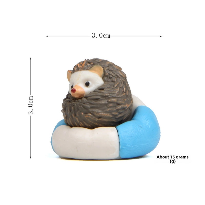 Miniature Sitting Hedgehog Sofa Doll DIY Home Garden Decor | Home & Garden Miniatures