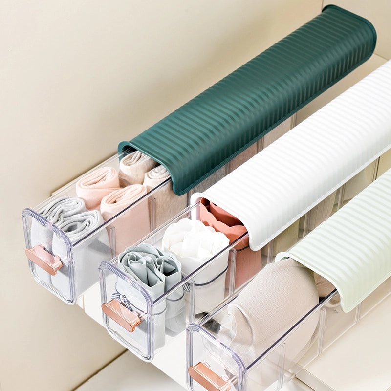 Transparent Wall-mounted Underwear Storage Box for Socks and Bra | Home Storage & Organization