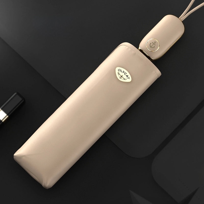 Lycat Ouli Cat Automatic Three-Fold Sunny Umbrella with UV Protection and Sunscreen | Umbrellas & Sunshades