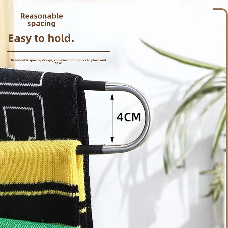 Multi-layer Stainless Steel S-shaped Pants Rack | Home Storage & Organization