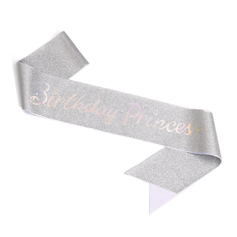 Sweet Birthday Letter Banner Cloth Metal Party Decorations|Party Supplies