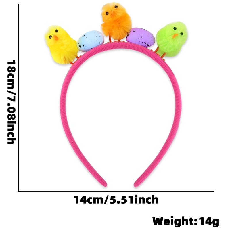 Easter Rabbit and Chick Hairball Headband Cute Party Festival Accessory 1 Piece|Party Supplies