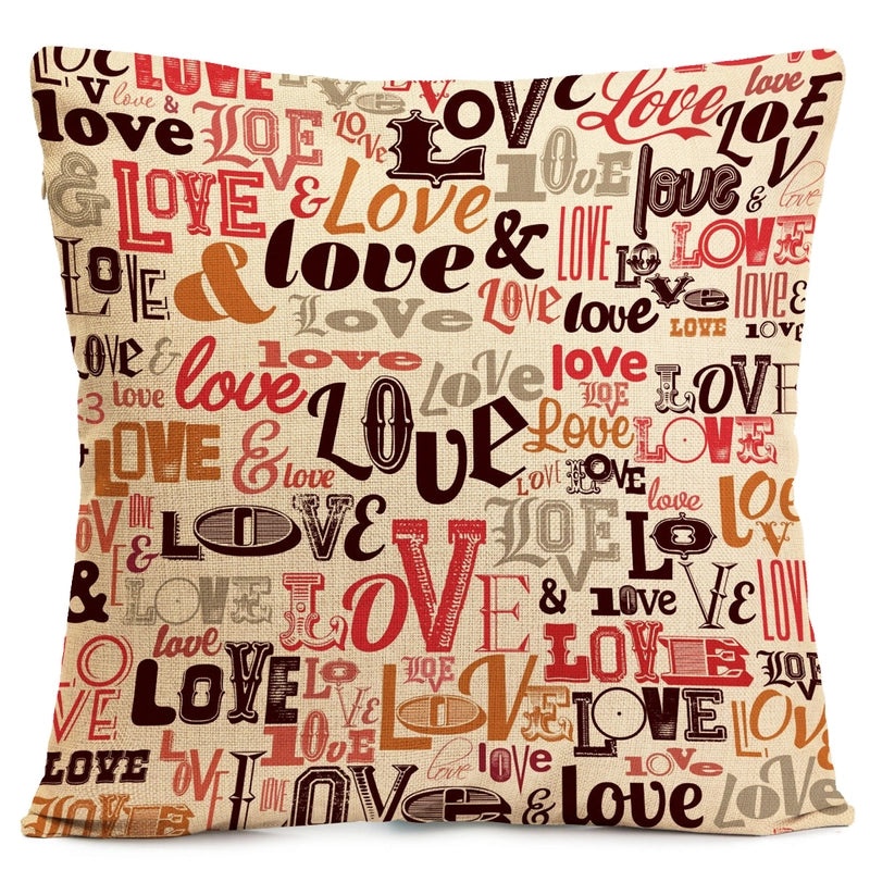 Elegant Heart-Shaped Linen Pillow Covers for Valentine’s Day | Home Decor & Cushions