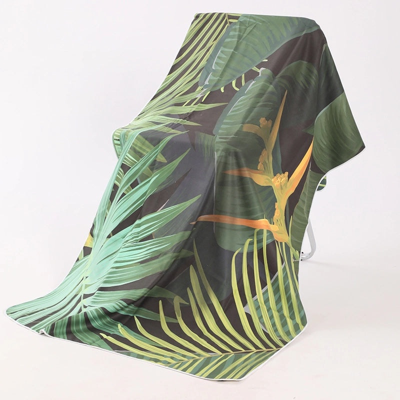 Underwater Animal Print Double-Sided Velvet Polyester Bath Towel | Bath & Beach Towels