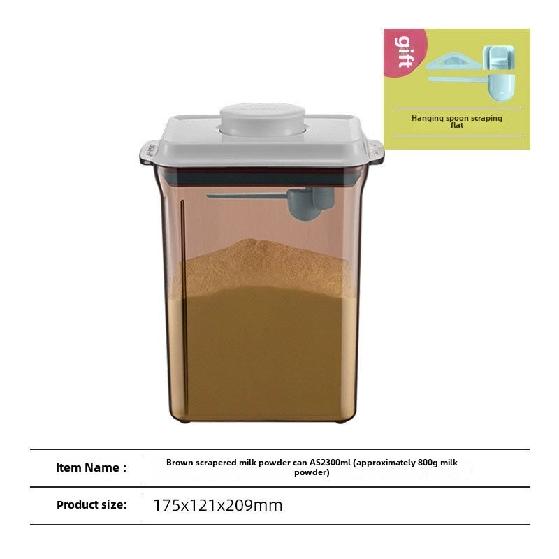 Anbutton Newborn Sealed Milk Powder Jar with Moisture-proof Food Grade Storage Box | Baby Feeding Supplies