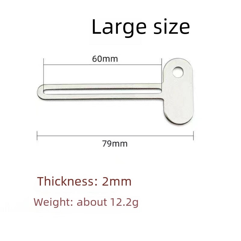 Toothpaste Squeezer Metal Clip Manual Rotation for Facial Cleanser Hand Cream Hair Dye Easy Dispensing|Personal Care Accessories