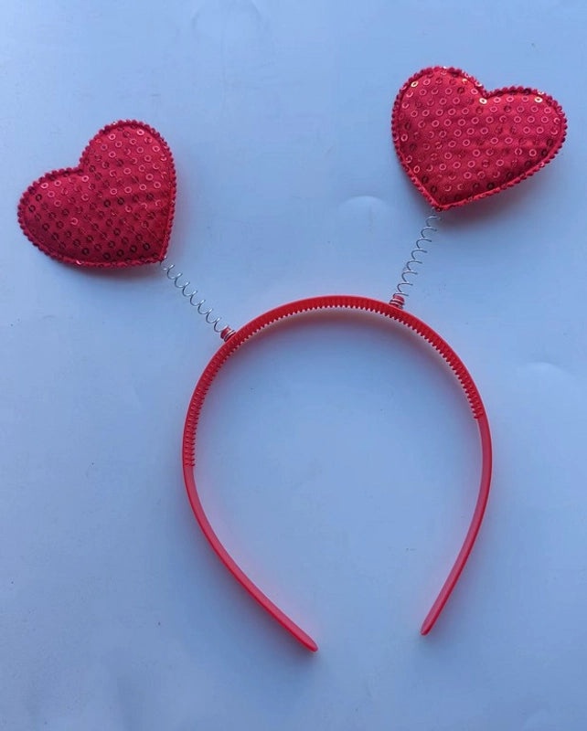 Red Heart Love Hairband 3D Valentine's Day Headband Festive Hair Accessories | Hair Accessories