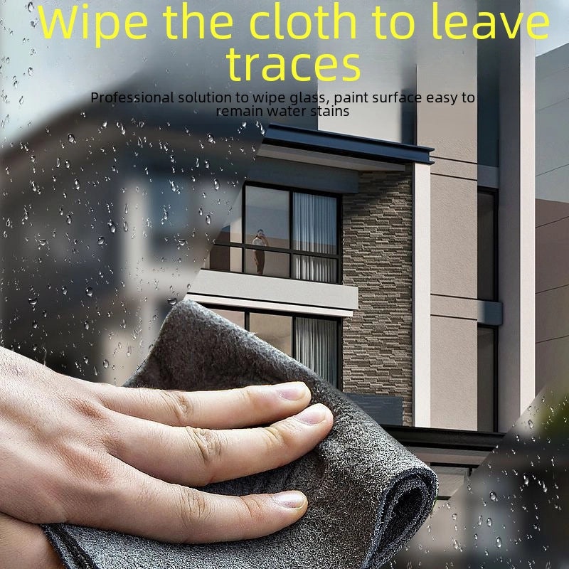 Magic Cleaning Cloth for Glasses and Mirrors No Streaks Watermark Free Grey Korean Fiber Towel|Home Cleaning Supplies