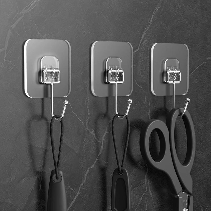 Large Transparent Strong Adhesive Hook for Kitchen & Bathroom | Home & Living Accessories