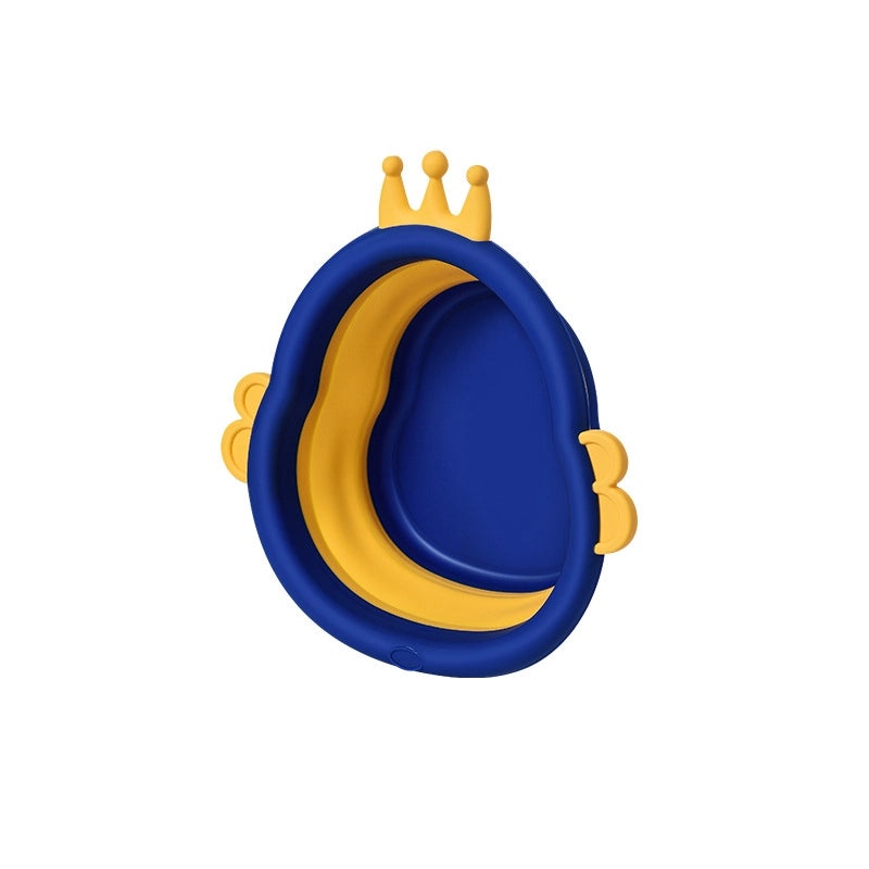 Minimalist Color Block Foldable Plastic Basin for Bathing|Bath Accessories