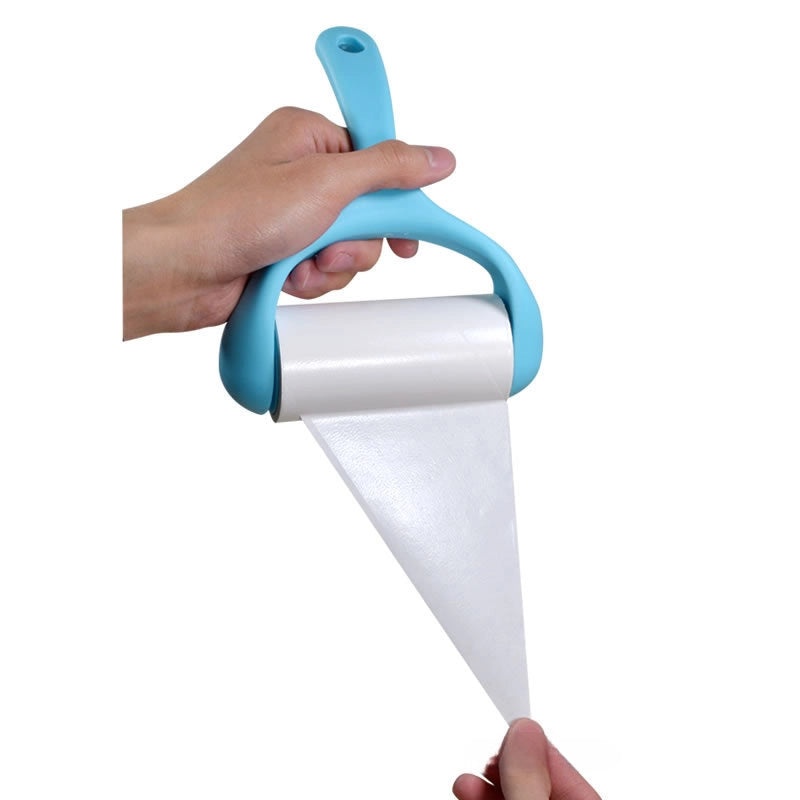 Pet Hair Remover Roller with Short Handle Sticky Lint Brush for Clothes Carpet Furniture | Home Cleaning Tools