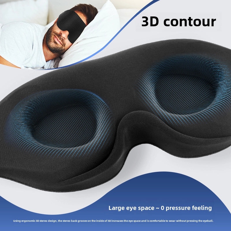 Breathable Memory Foam Sleep Mask for Men and Women Non-Pressure Stereo Eye Shade | Sleep Accessories