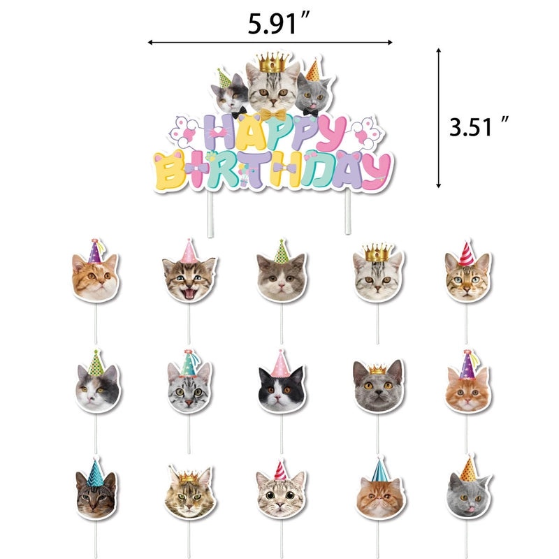 Cute Cat Holiday Party Emulsion Balloons | Party Supplies