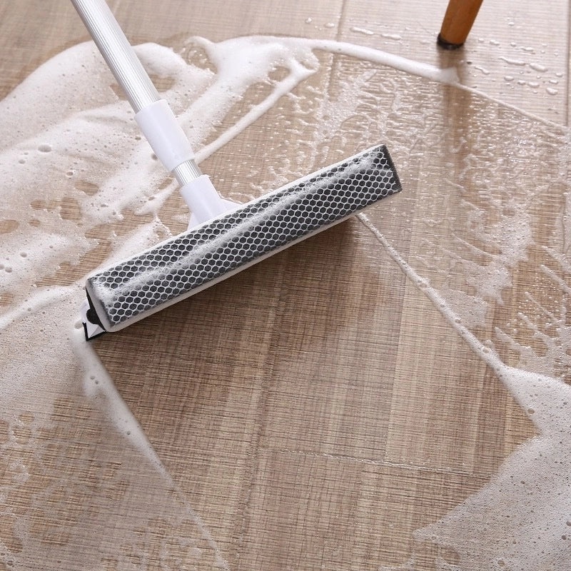 Telescopic Aluminum Window Scraper Double-sided Glass Wiper for Home and Car Cleaning|Cleaning Tools