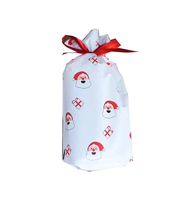 Holiday Snowflake Drawstring Gift Bags for Candy Cookies | Seasonal Packaging