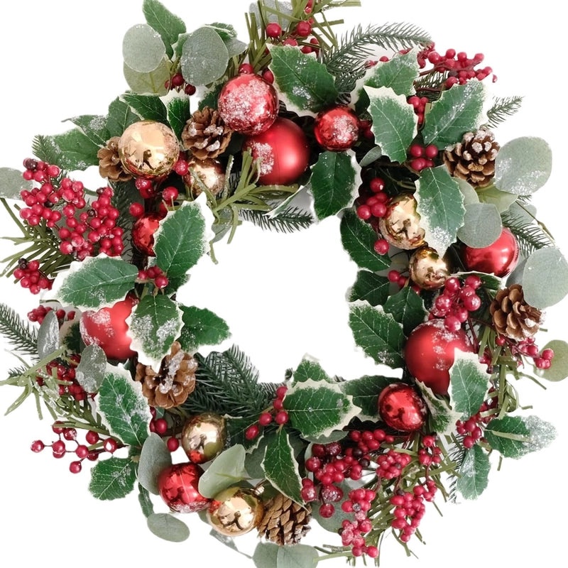 Christmas Rattan Wreath Home Wall Door Hanging Decoration|Home Decor