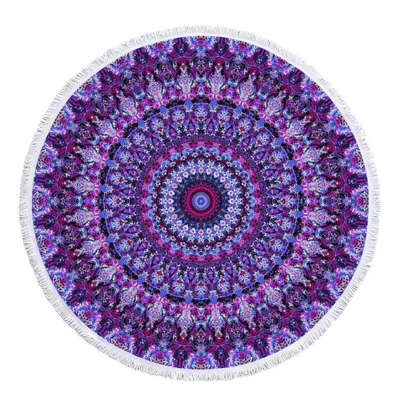 Ethnic Geometric Pattern Lightweight Microfiber Beach Towel for Casual Outdoor Use|Beach Towels