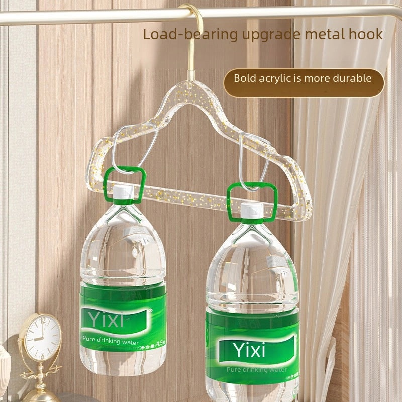 10 Pieces Transparent Acrylic Non-slip Clothes Hangers for Household and Store Use | Home & Living - Storage & Organization