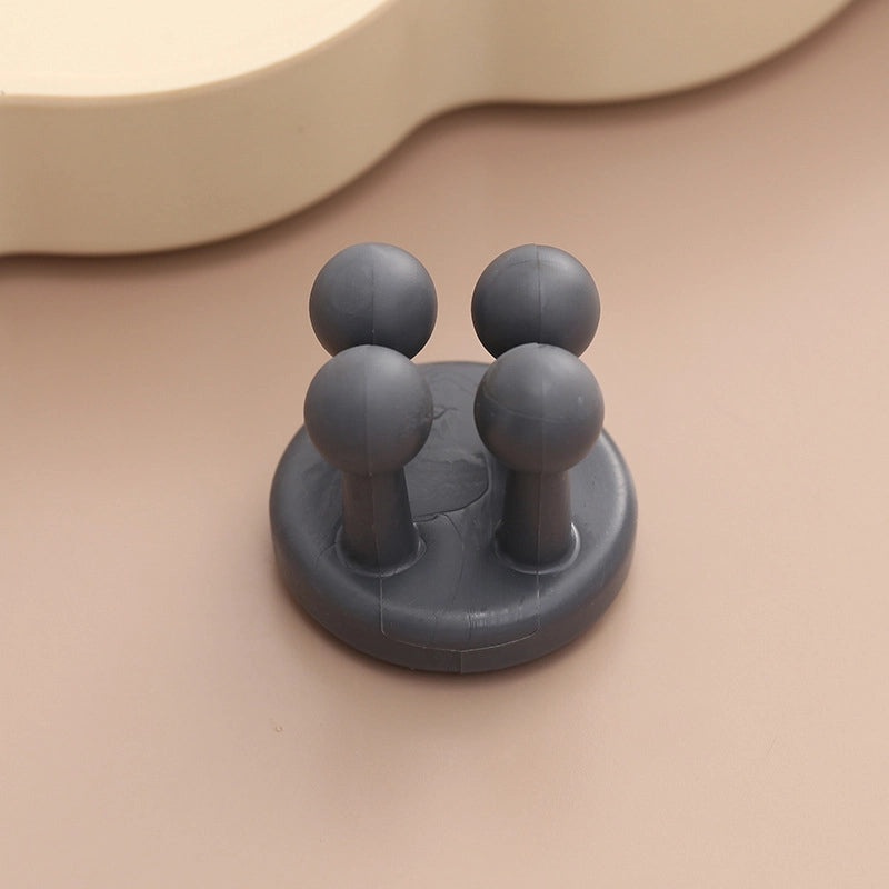 Minimalist Solid Color Silicone Hooks for Home Organization | Home Storage & Organization