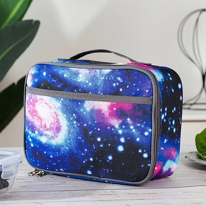 Stylish Color Block Oxford Picnic Tote Bag for Casual Outings|Casual Bags & Totes