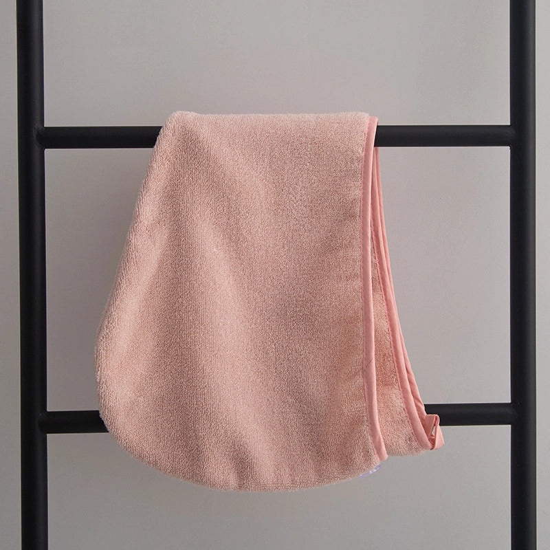 Coral Velvet Bamboo Charcoal Antibacterial Double-layer Hair Drying Towel Cap for Women | Hair Care Accessories