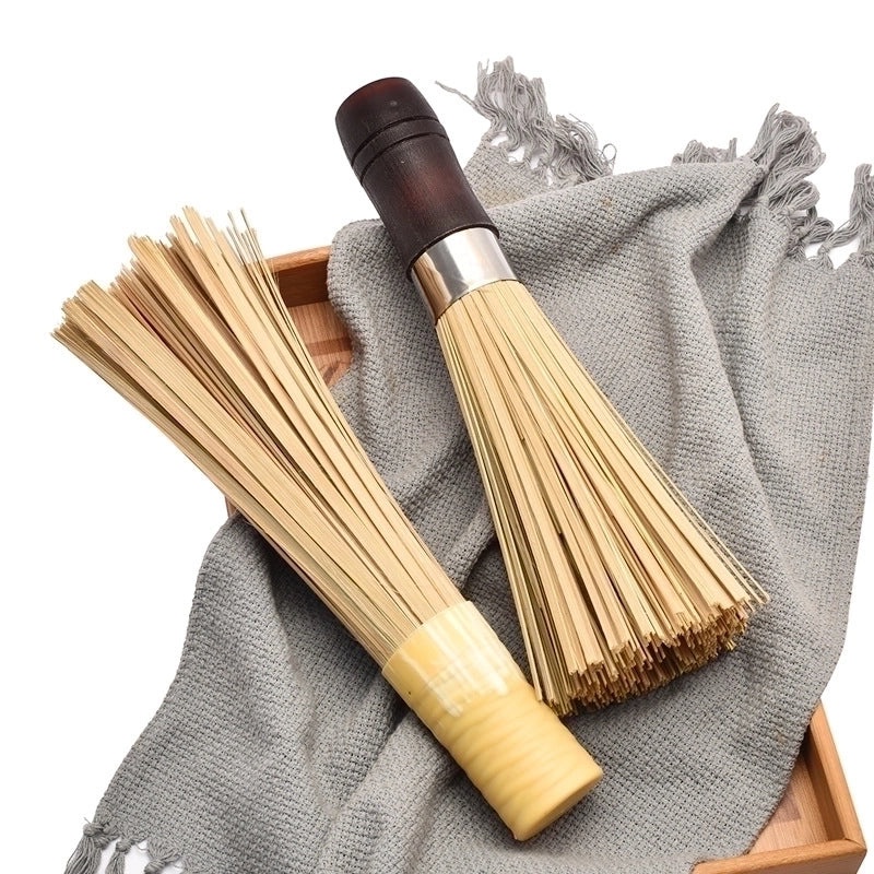 Natural Bamboo Handle Cleaning Brush for Everyday Use|Home Cleaning Supplies