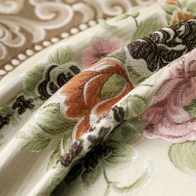 Elegant Floral Polyester Throw Pillow Cover|Home Decor Pillows