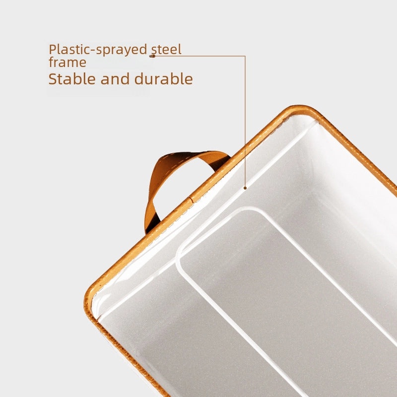 Foldable Polyester Cotton Storage Basket for Clothes | Home Storage Solutions