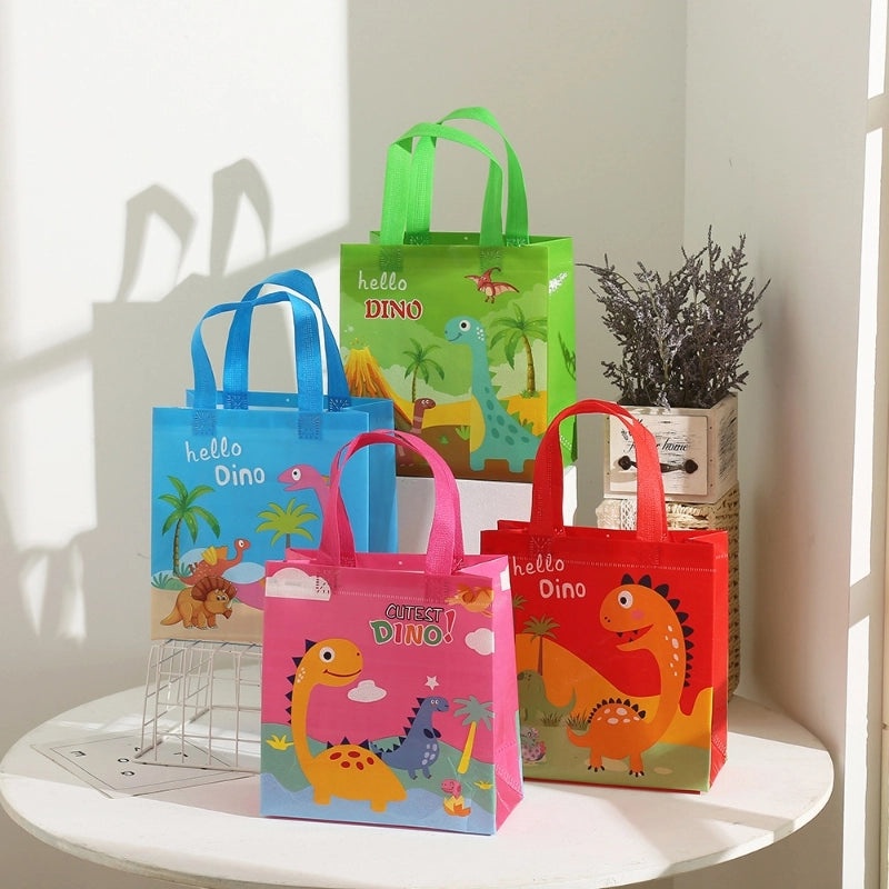 Cute Cartoon Pattern Nonwoven Casual Shopping Tote Bag|Casual Bags & Totes