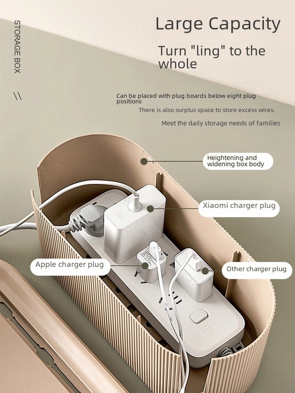 Cable Management Storage Box | Electronics Accessories