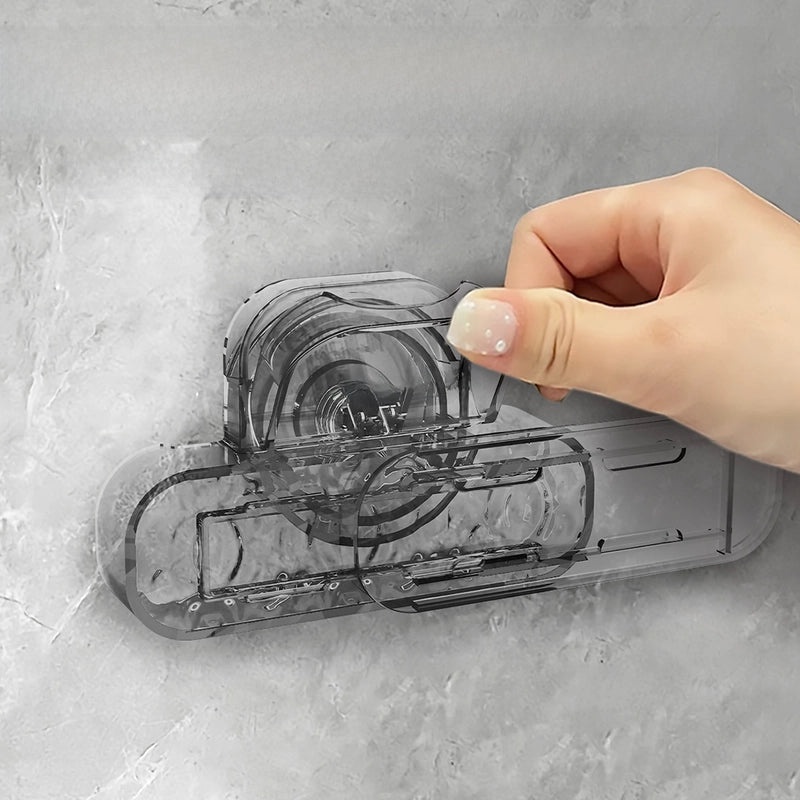 Wall-mounted Suction Cup Multi-function Rack for Water Pipes and Sockets | Home Storage & Organization