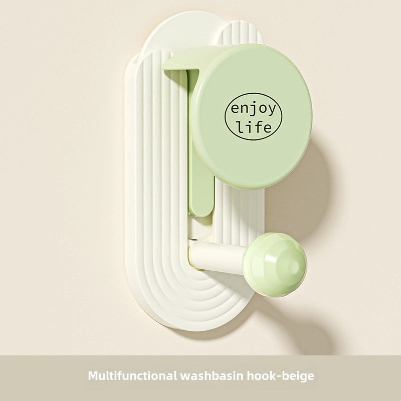 Adjustable Waterproof Bathroom Washbasin Hook | Home Storage & Organization