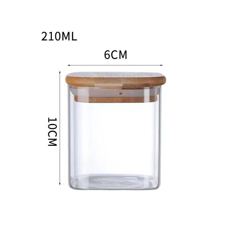 Simple Modern Glass Storage Box for Home Organization|Home Storage & Organization