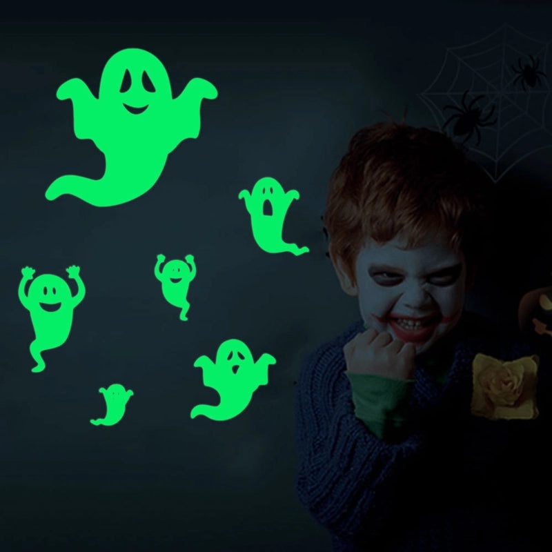 Halloween Luminous Peeping Eyes Stickers Glow in the Dark Festival Wall Decals|Home Decor