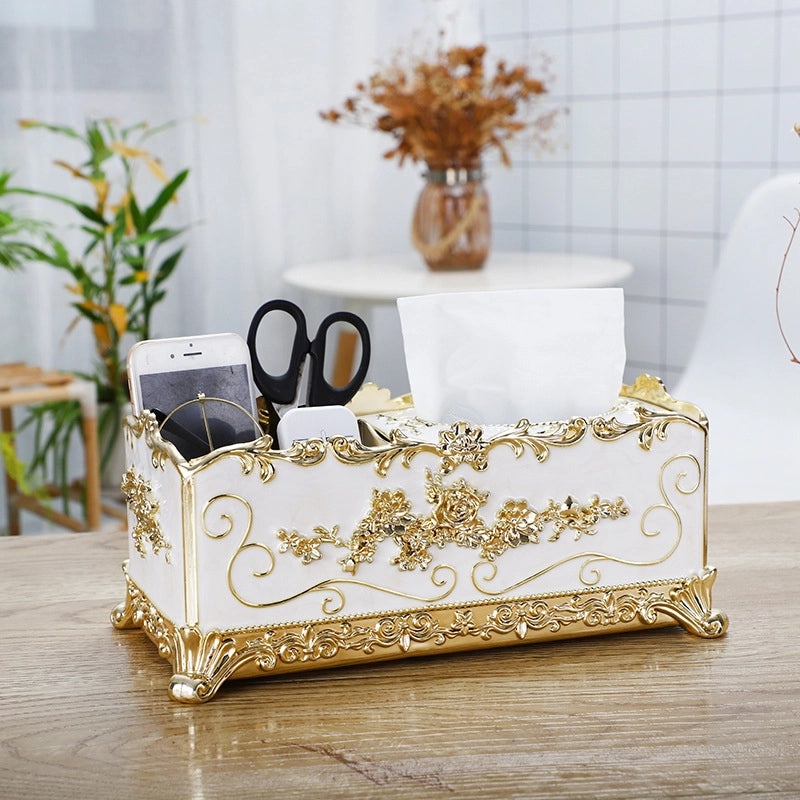 Elegant Minimalist Solid Color Plastic Tissue Box Holder|Home Decor & Storage Solutions