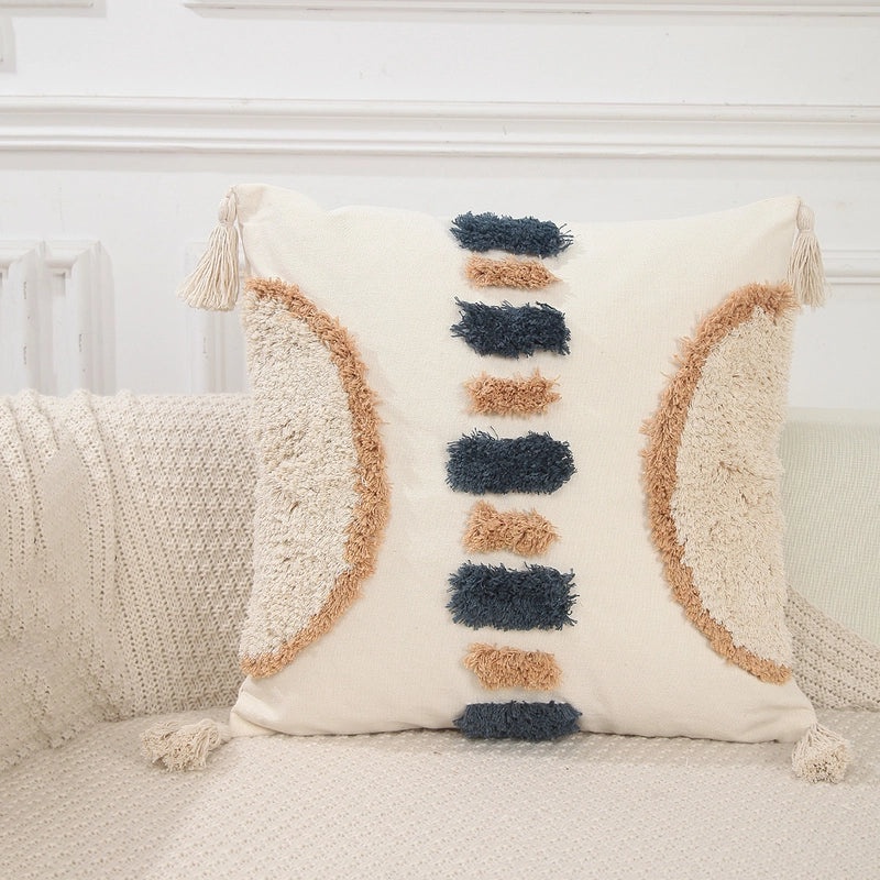 Minimalist Geometric Polyester Pillow Covers for Couch and Sofa Home Decor|Home Decor & Cushions