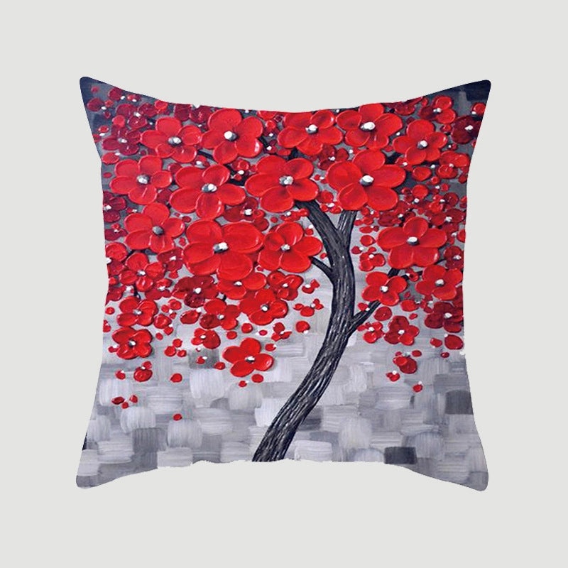 Modern Pastoral Letter and Plant Linen Pillow Covers for Couch and Sofa Decor | Home Decor & Pillows