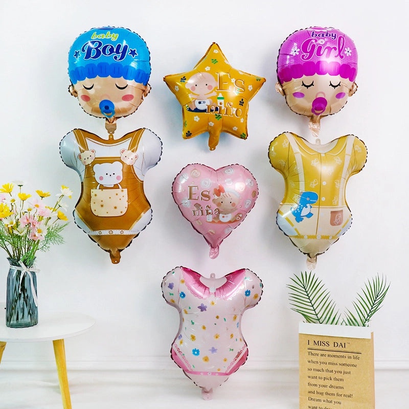 Birthday Cute Human Aluminum Foil Balloons for Party Festival Decorations|Party Supplies
