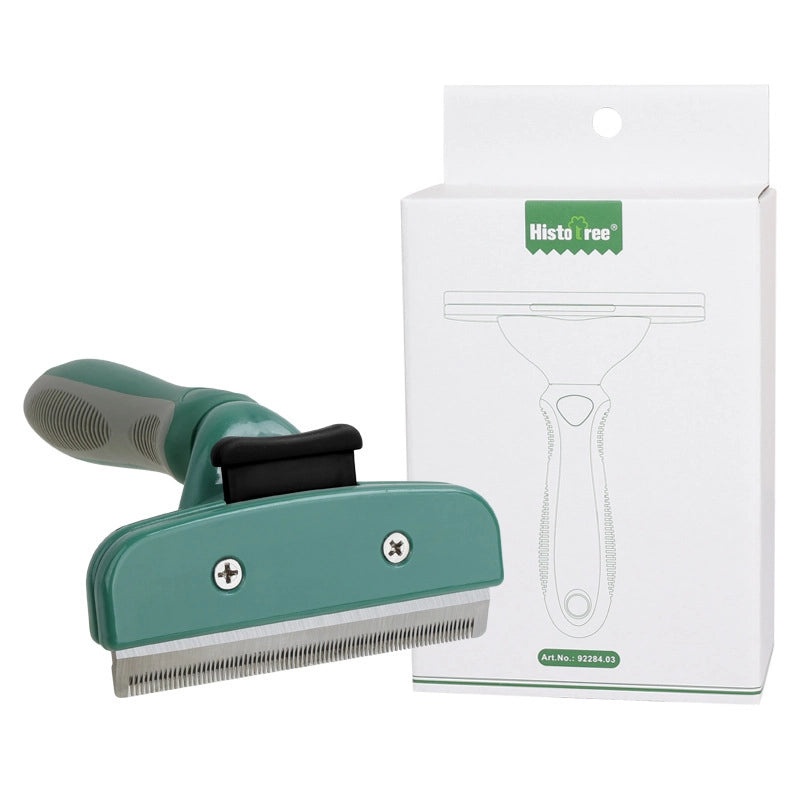 Pet Grooming Comb Dog Hair Detangling Knife One-Button Hair Removal Tool|Pet Grooming Supplies