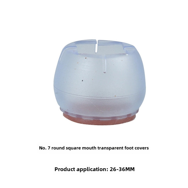 Transparent Silicone Non-Slip Table and Chair Leg Covers for Floor Protection and Longevity | Home & Living Accessories