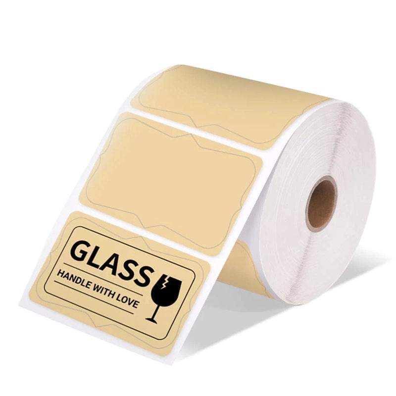 Phomemo Round Waterproof Thermal Label Paper Self-Adhesive Electronic Logistics Shipping Labels|打印耗材