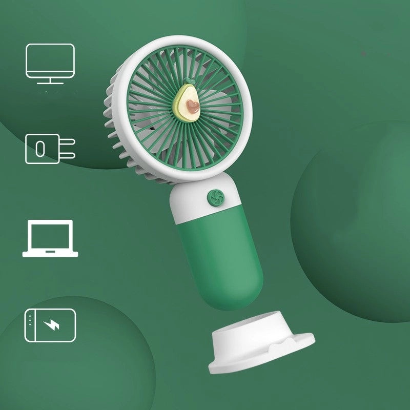 Mini Portable Solid Color Plastic Fan|Home & Garden Accessories
