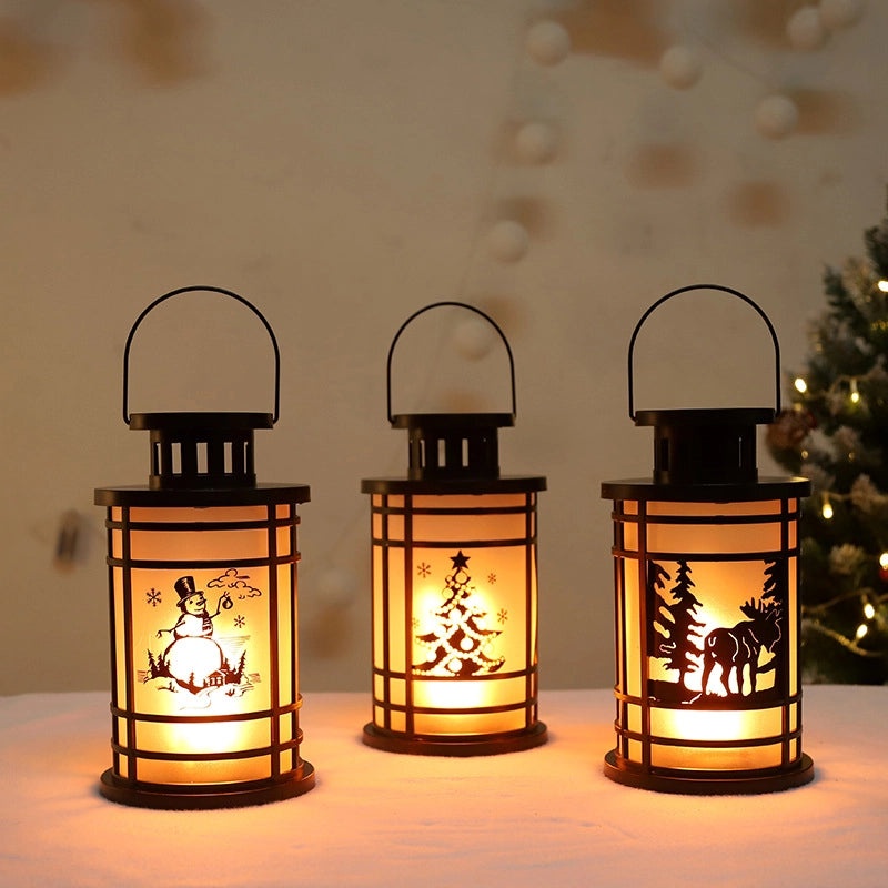 Christmas Decorative Flame Lamp | Holiday Home Decor