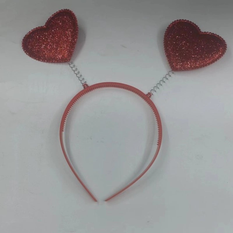 Red Heart Love Hairband 3D Valentine's Day Headband Festive Hair Accessories | Hair Accessories