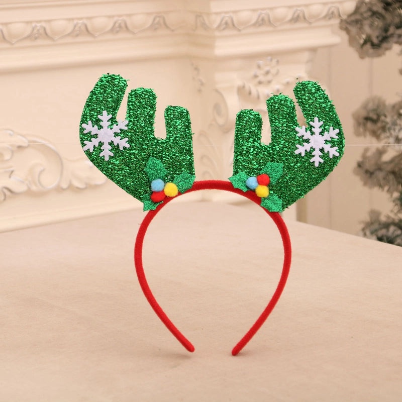 Christmas Snowman and Reindeer Antler Hair Bands Nonwoven Party Accessories|Festive Party Supplies