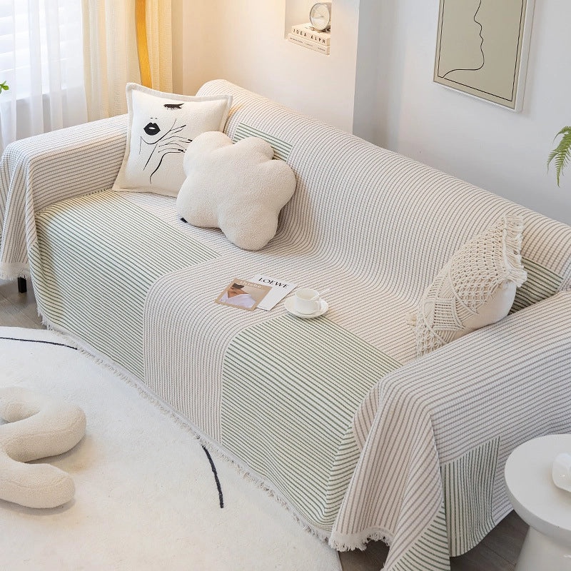 Universal Sofa Cover Dustproof All-Season Nordic Style Sofa Towel Blanket|Home Decor & Sofa Accessories