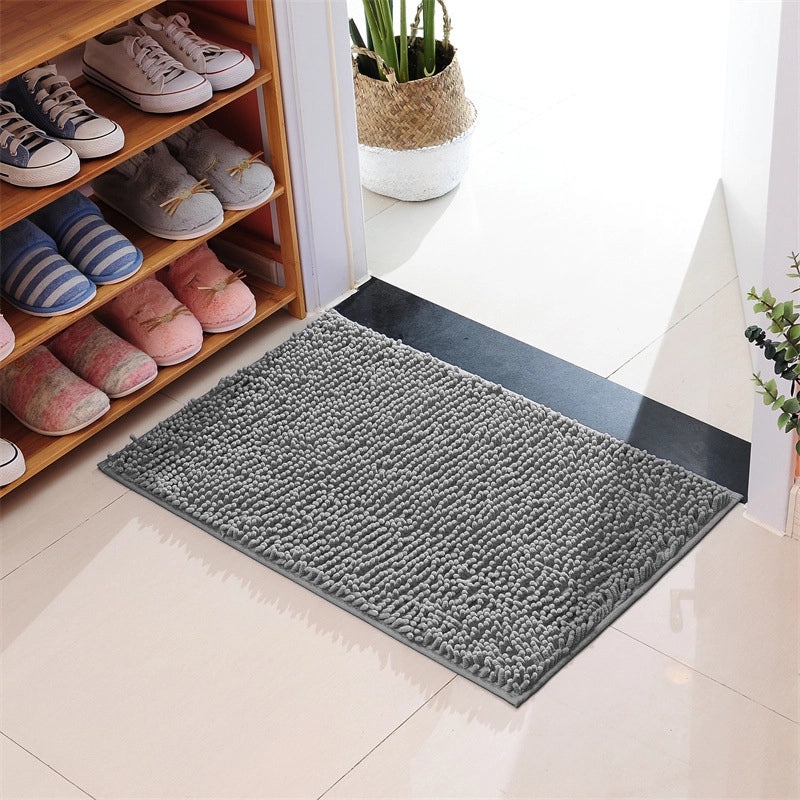 Chenille Floor Mats for Bedroom Kitchen Living Room Bathroom Non-Slip Absorbent Door Carpet|Home Decor & Floor Mats
